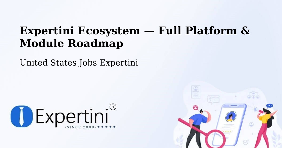 Expertini Ecosystem — Full Platform & Module Roadmap – Amboy